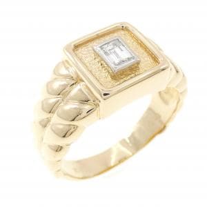 K18YG/K18WG ダイヤモンド リング 0.19CT