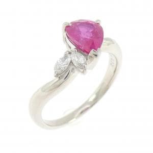 PT900 ルビー リング 1.63CT
