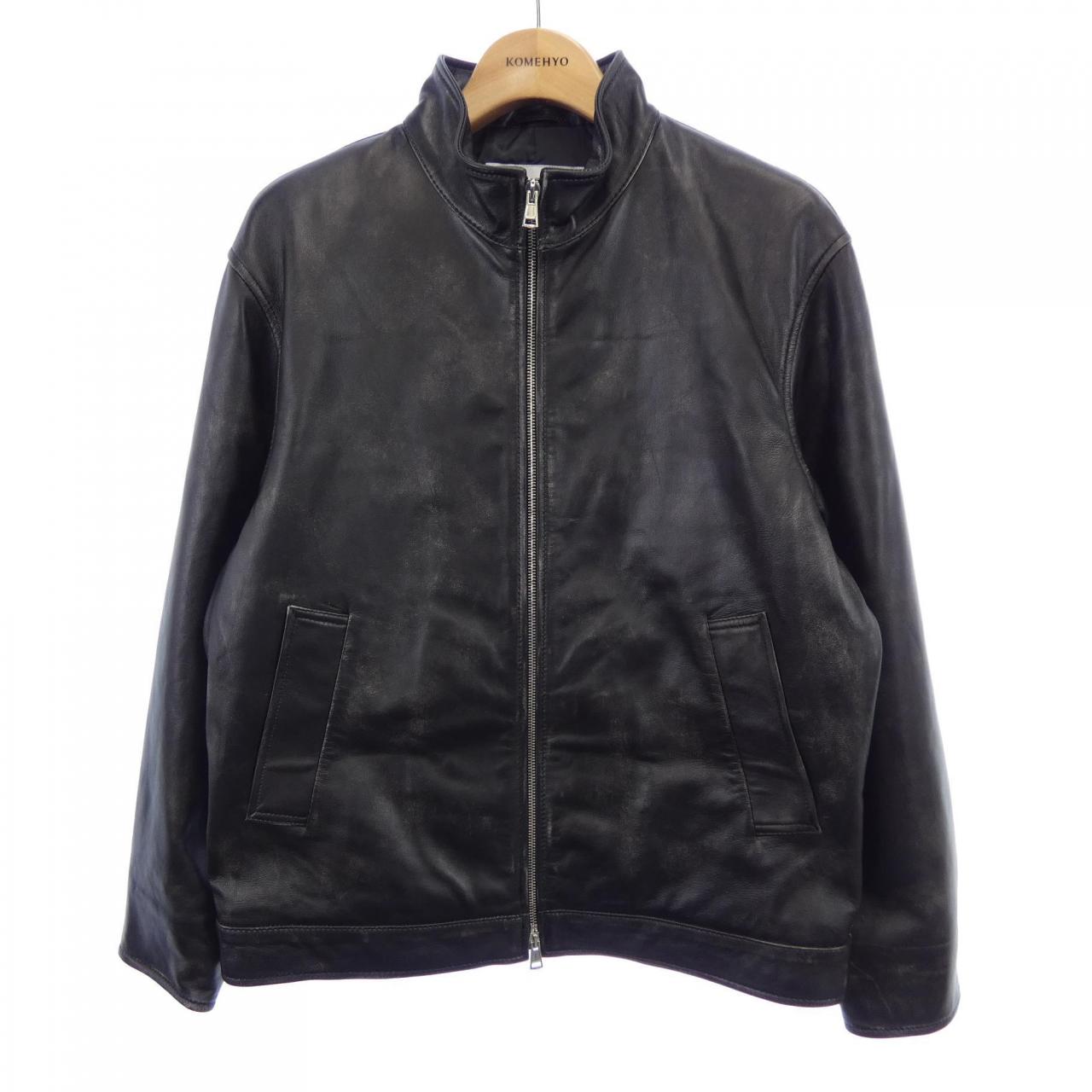 broader レザーライダースジャケット