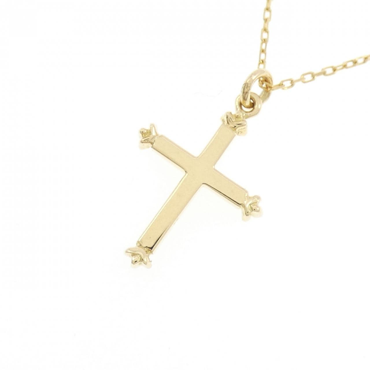 AHKAH Cleo Cross Necklace