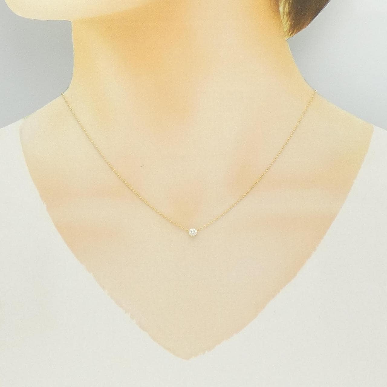 アーカー ソルティア ネックレス 0.15CT