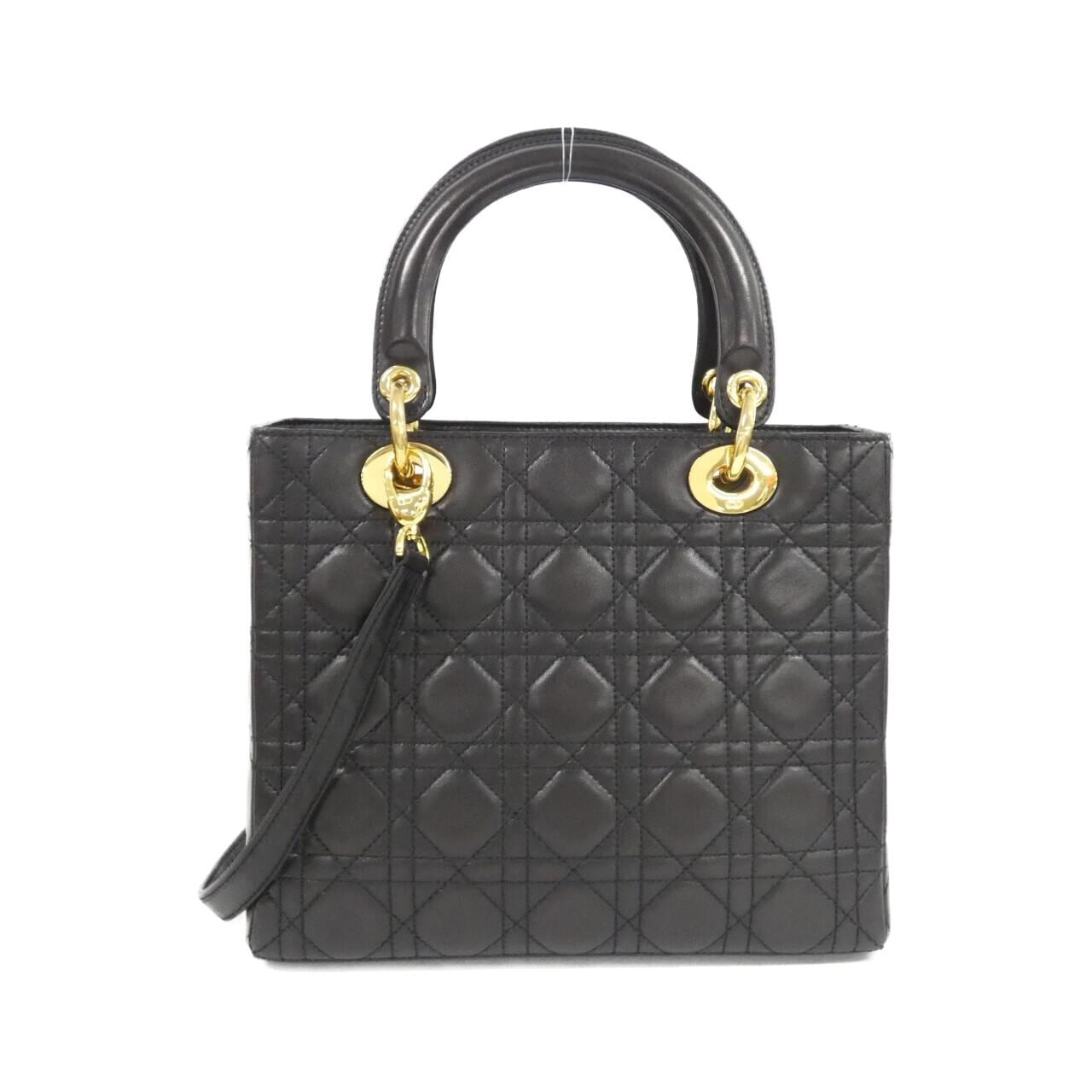 【ヴィンテージ】クリスチャンディオール レディ ディオール ミディアム CAL44550 バッグ