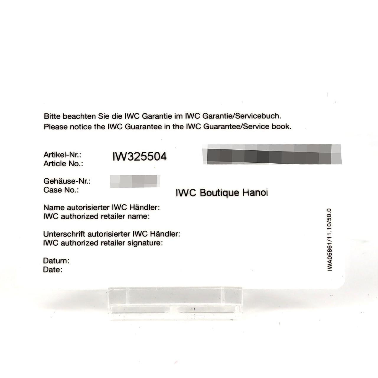 IWC パイロットウォッチ･マークXVI IW325504 SS 自動巻