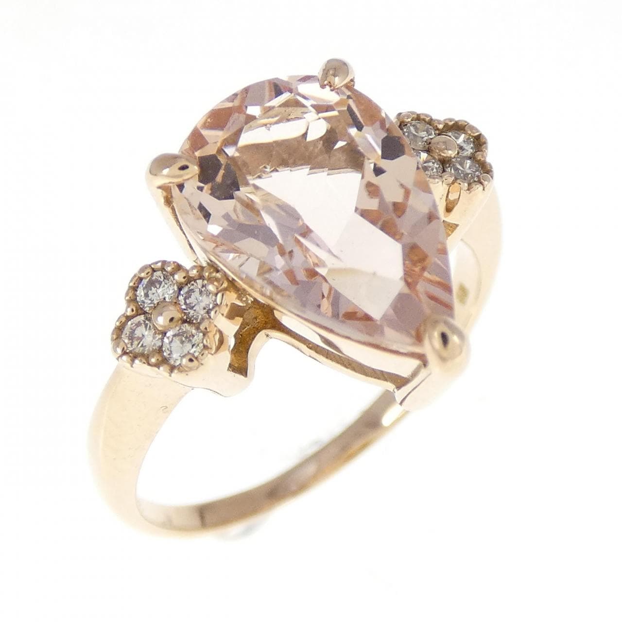 K18PG Morganite Ring 2.60CT