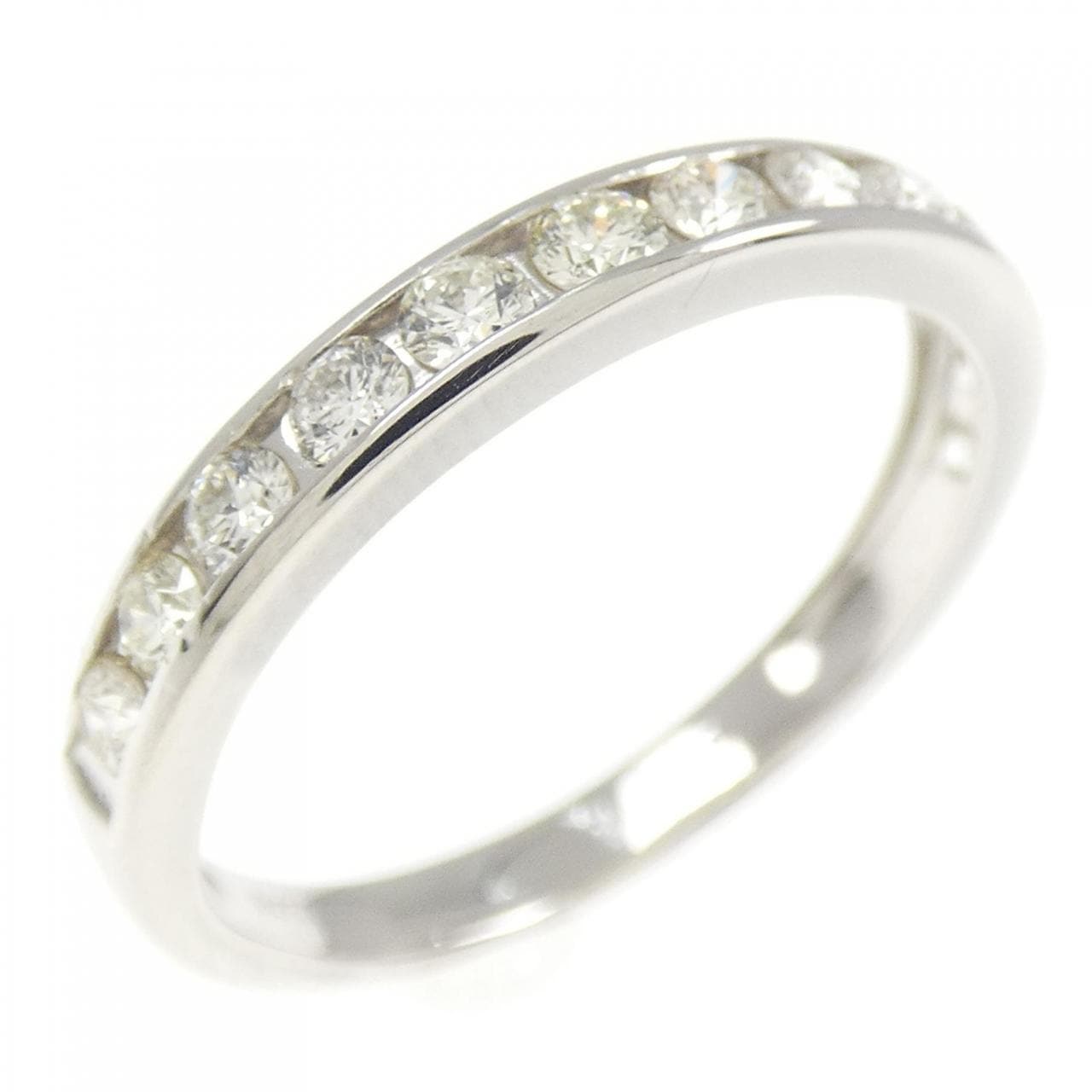 PT950 ハーフエタニティ ダイヤモンド リング 0.50CT