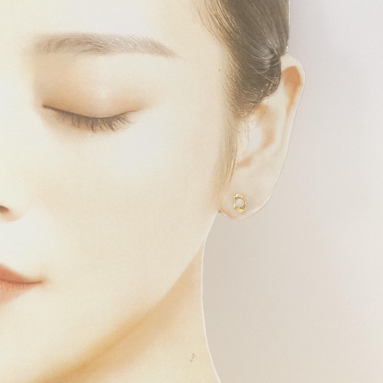 K18YG オパール ピアス