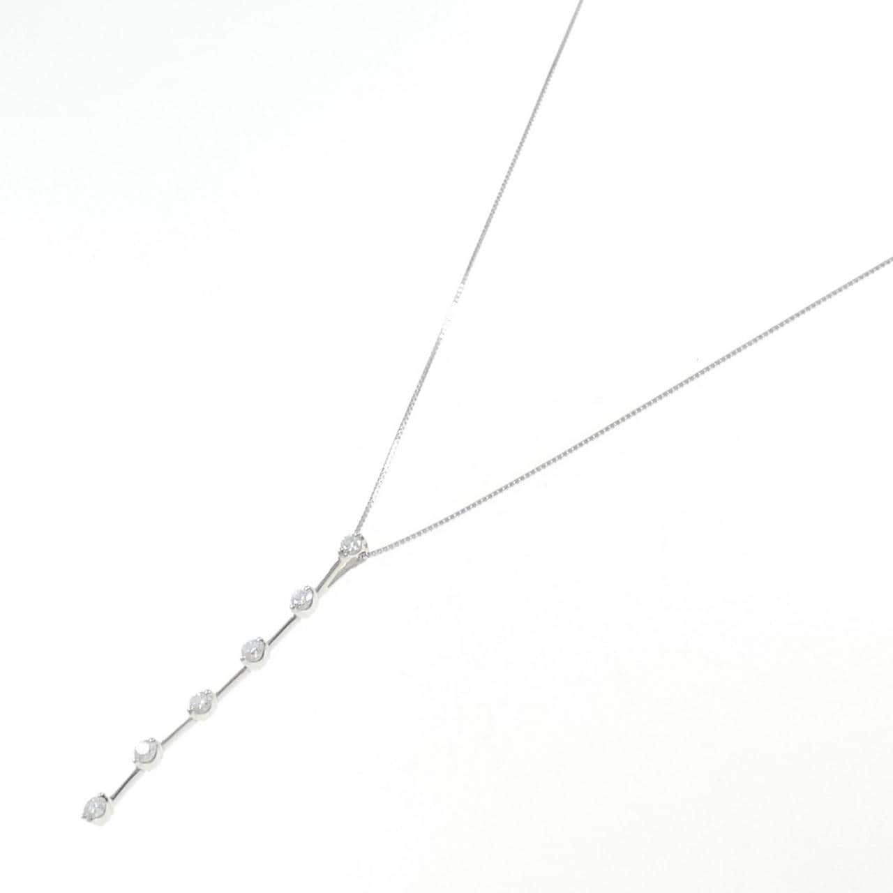 LINE ダイヤモンド ネックレス 0.50CT