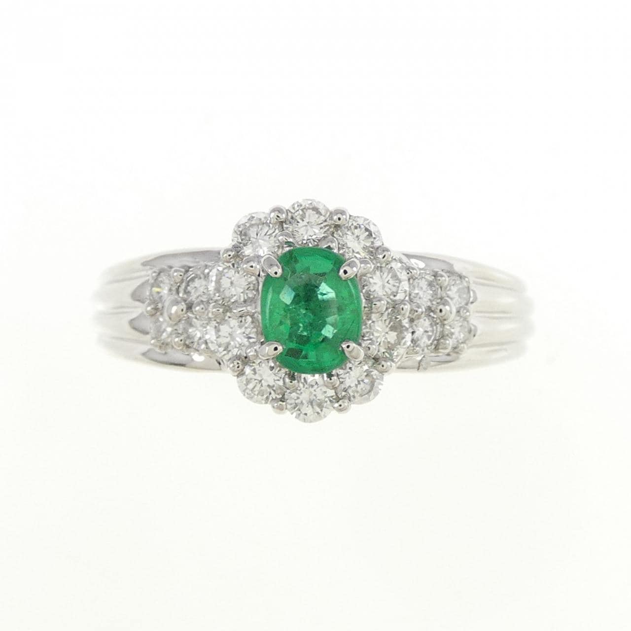 PT900 エメラルド リング 0.29CT