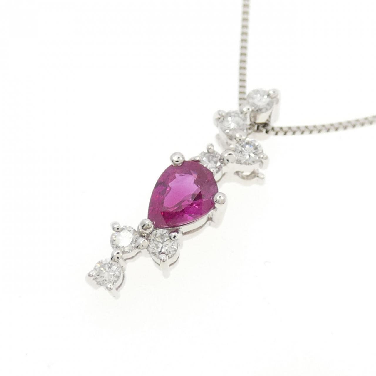 PT900/PT850红宝石项链0.58CT