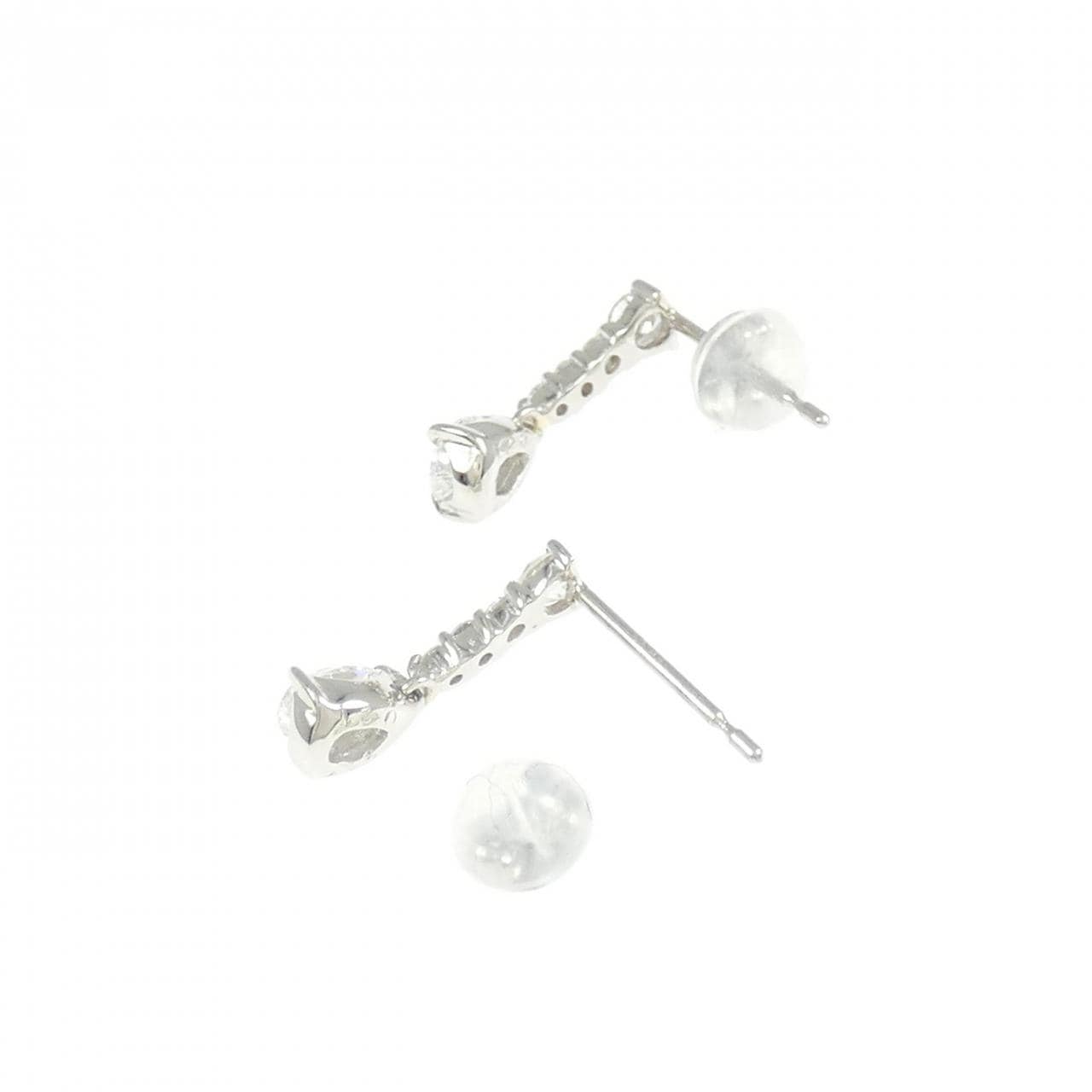 PT900 Diamond Earrings 0.68CT