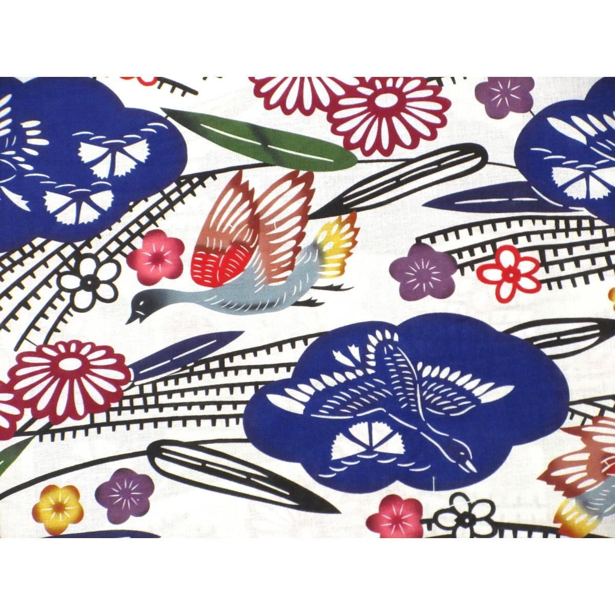 【新品】女ゆかた　琉球紅型　Ｆサイズ