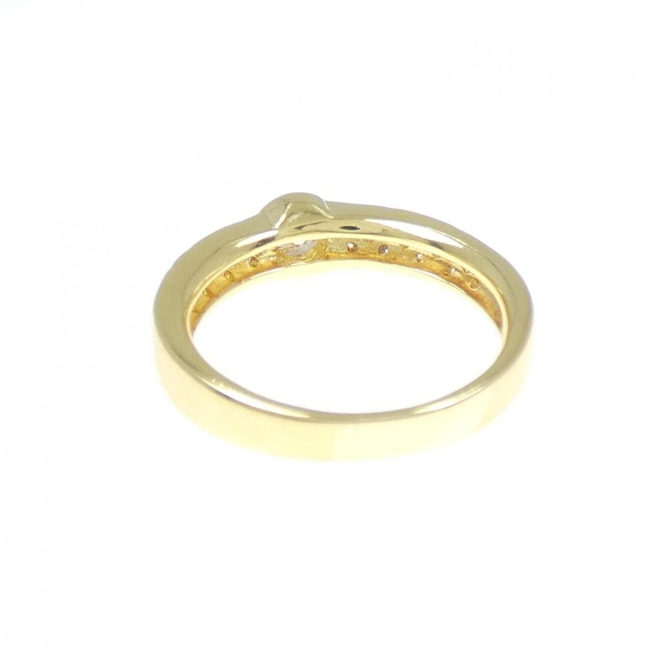 K18YG ダイヤモンド リング 0.50CT