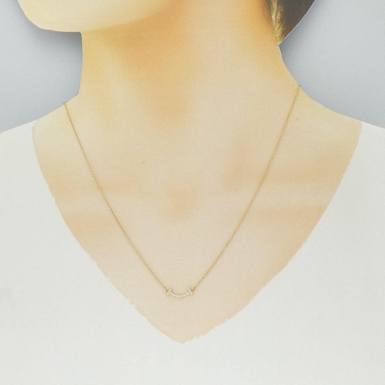 ティファニー Tスマイル ミニ ネックレス