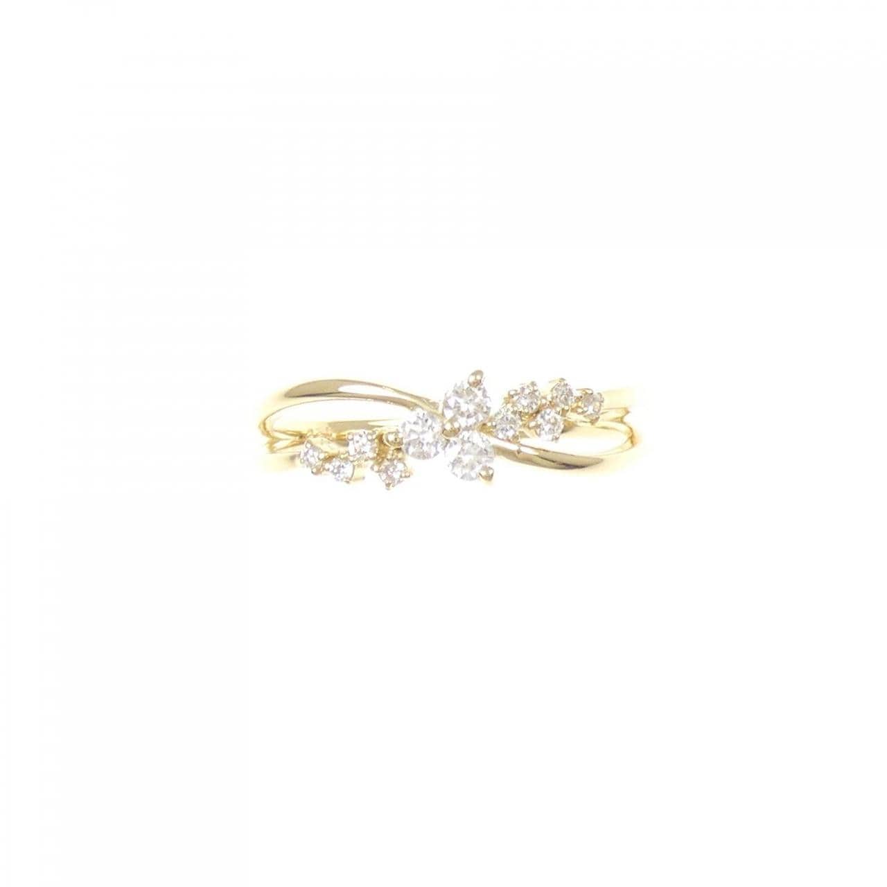 K18YG ダイヤモンド リング 0.20CT