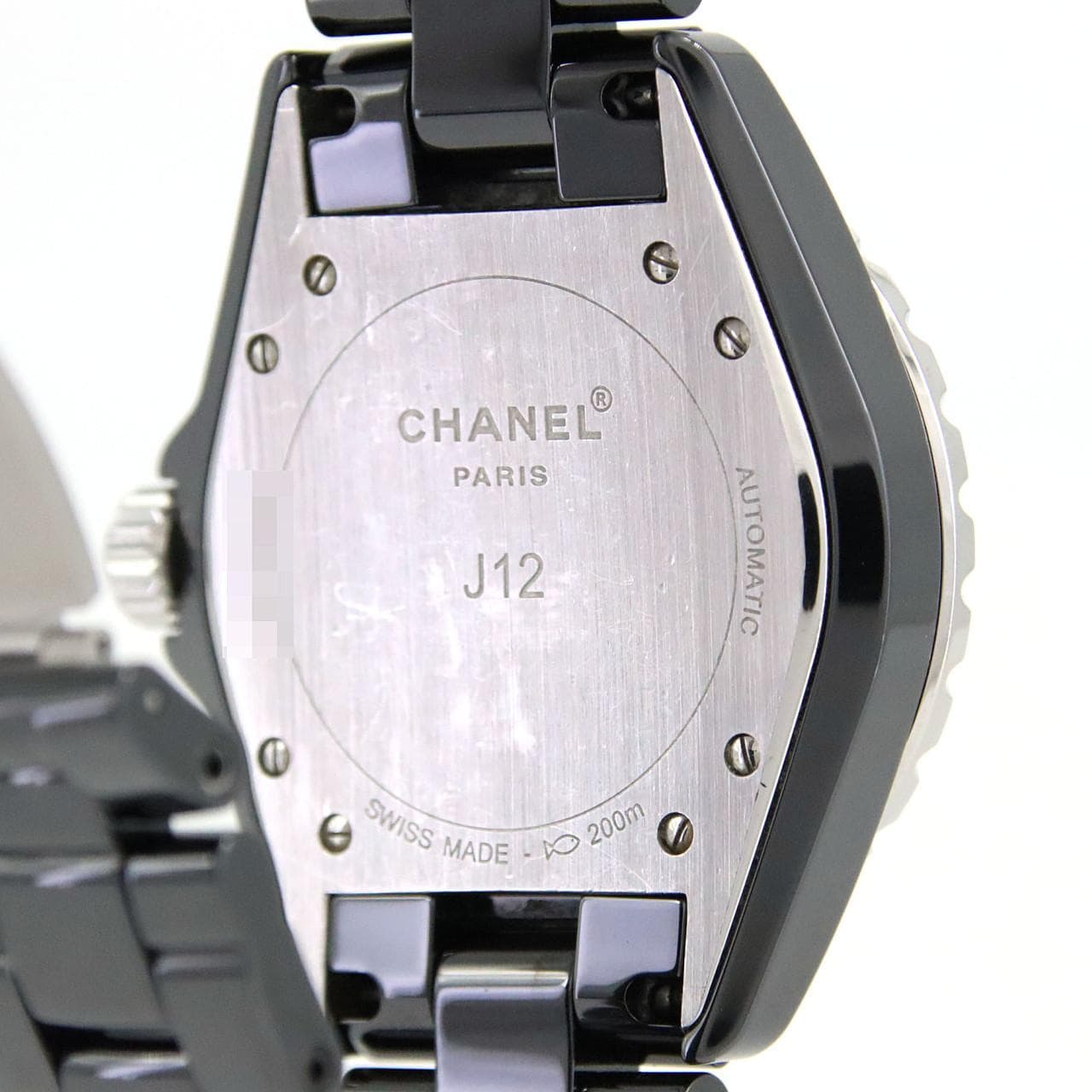 【ノーメンテナンス還元価格】シャネル J12 38mmセラミック･12P･センターパヴェ H1757 セラミック 自動巻