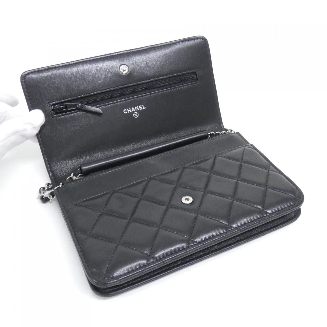 シャネル タイムレスクラシック ライン 33814 チェーンウォレット