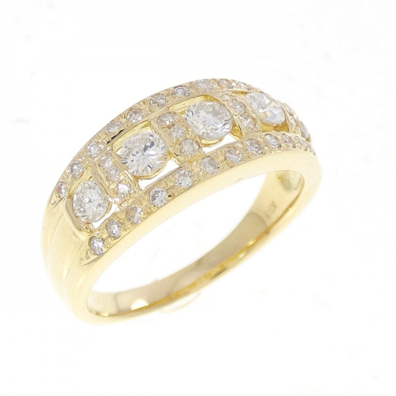 K18YG ダイヤモンド リング 0.801CT