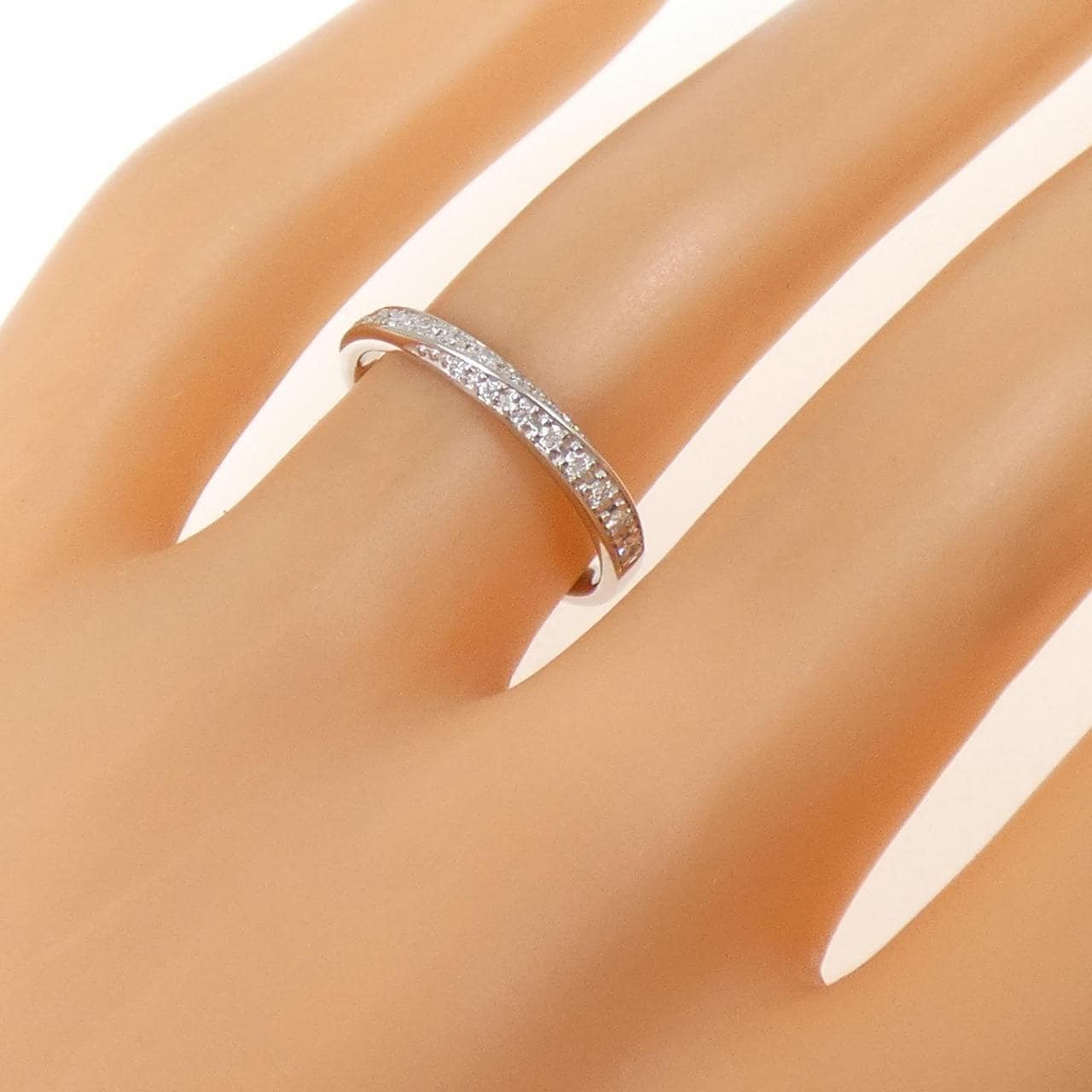 PT950 ダイヤモンド リング 0.10CT