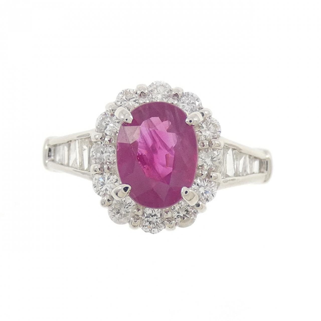 PT900 ルビー リング 1.61CT