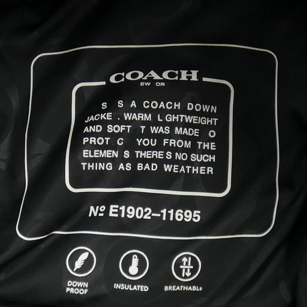 コーチ COACH ダウンコート