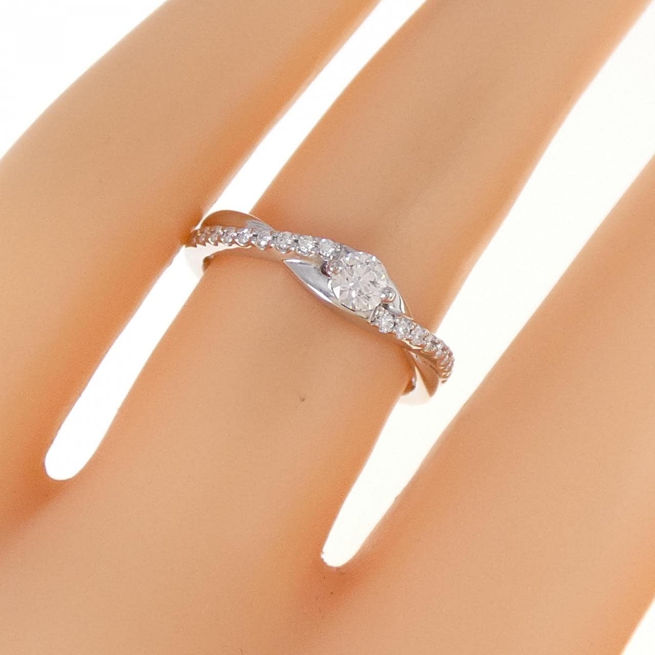 PT ダイヤモンド リング 0.162CT