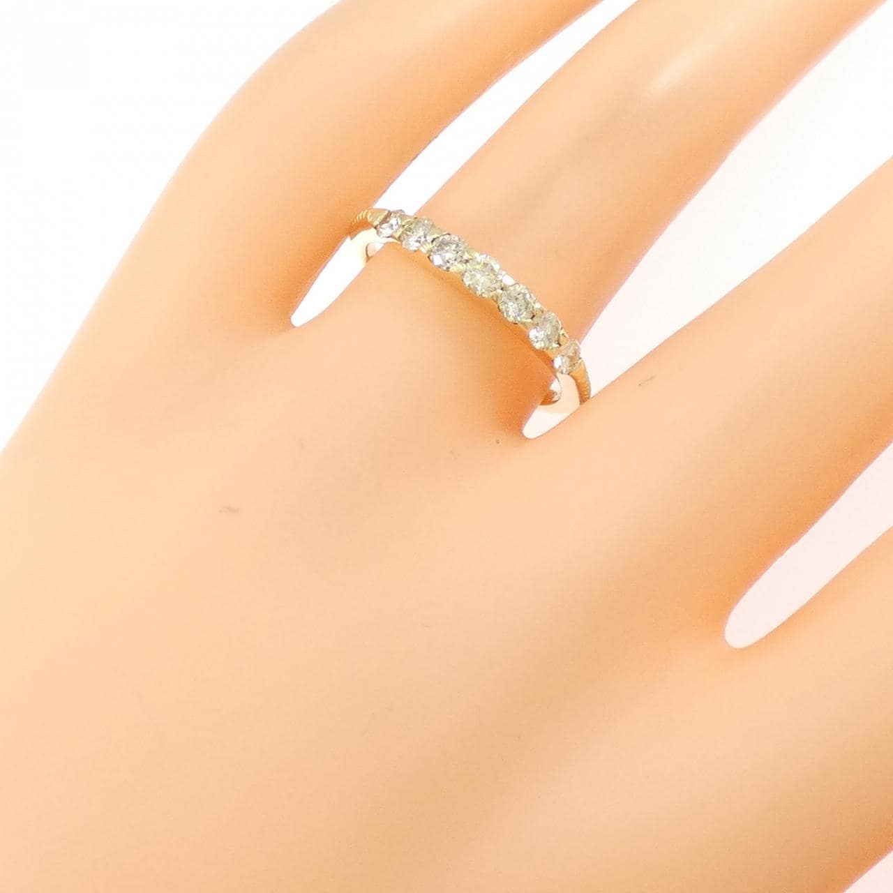 K18YG ダイヤモンド リング 0.52CT