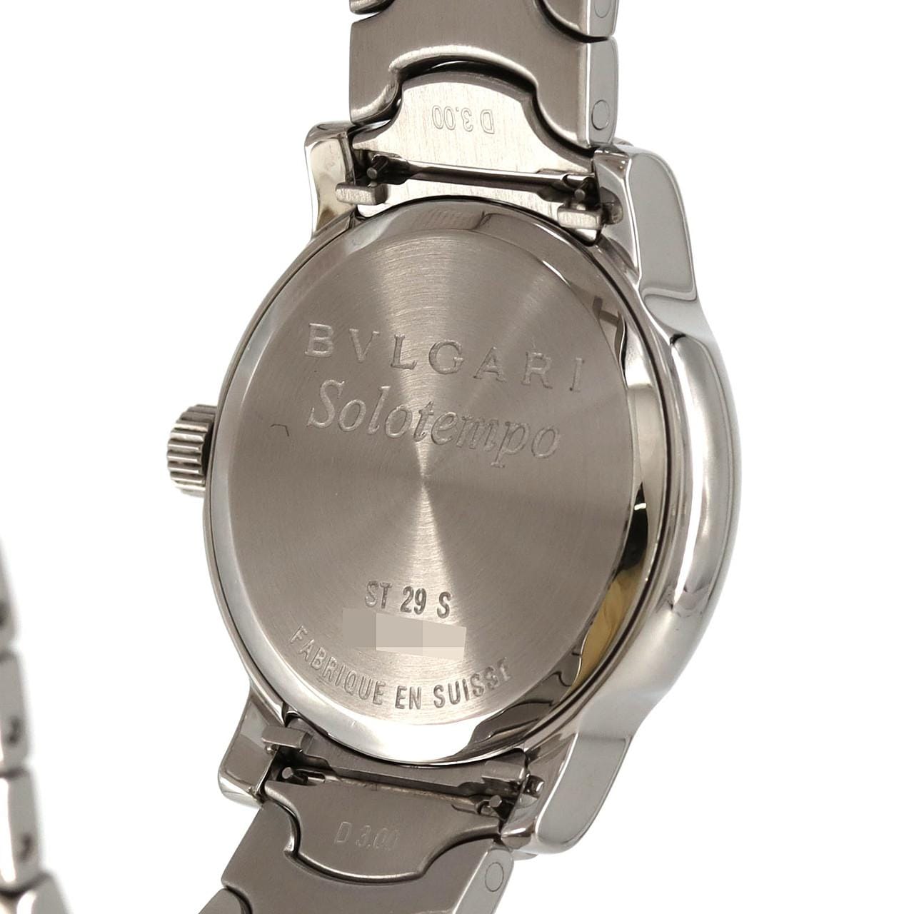 BVLGARI Solo Tempo ST29S/ST29BSSD SS Quartz