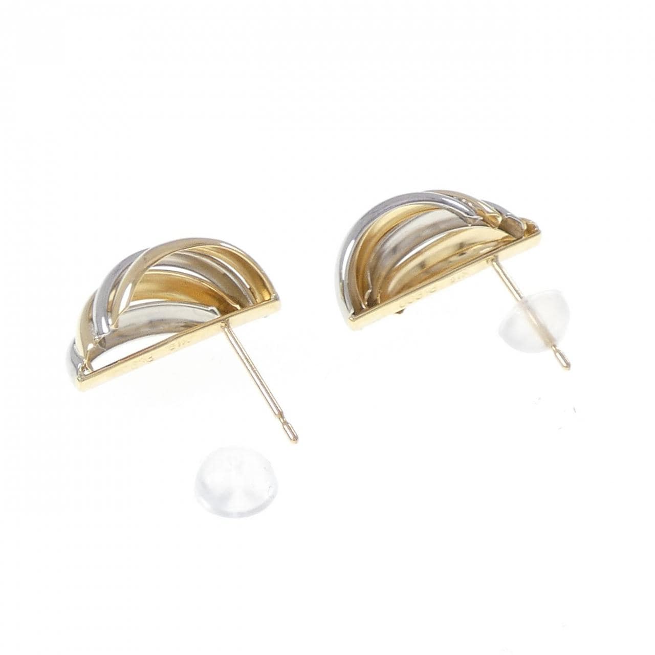 K18YG/PT900 ピアス