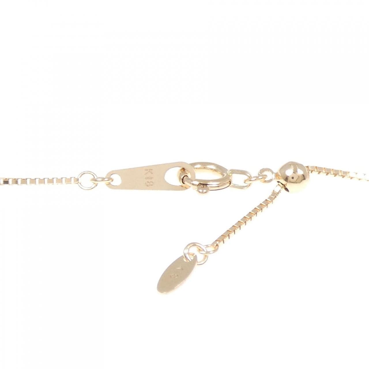 K18PG ダイヤモンド ネックレス 0.25CT