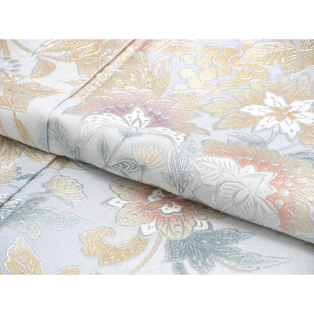 【新品】訪問着　銀彩加工【和田光正】