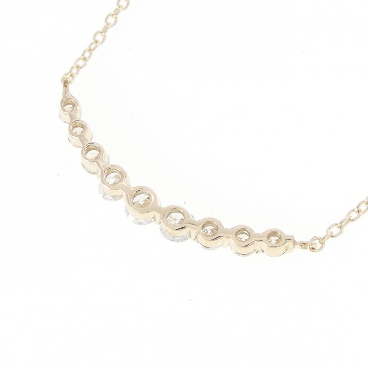 【リメイク】K10YG ダイヤモンド ネックレス 0.30CT
