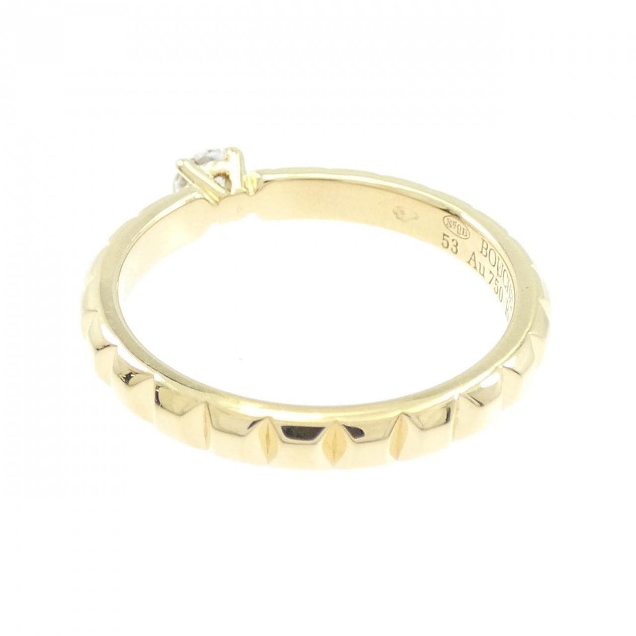 ブシュロン クル ド パリ ソリテール リング 0.21CT F VS1 3EXT