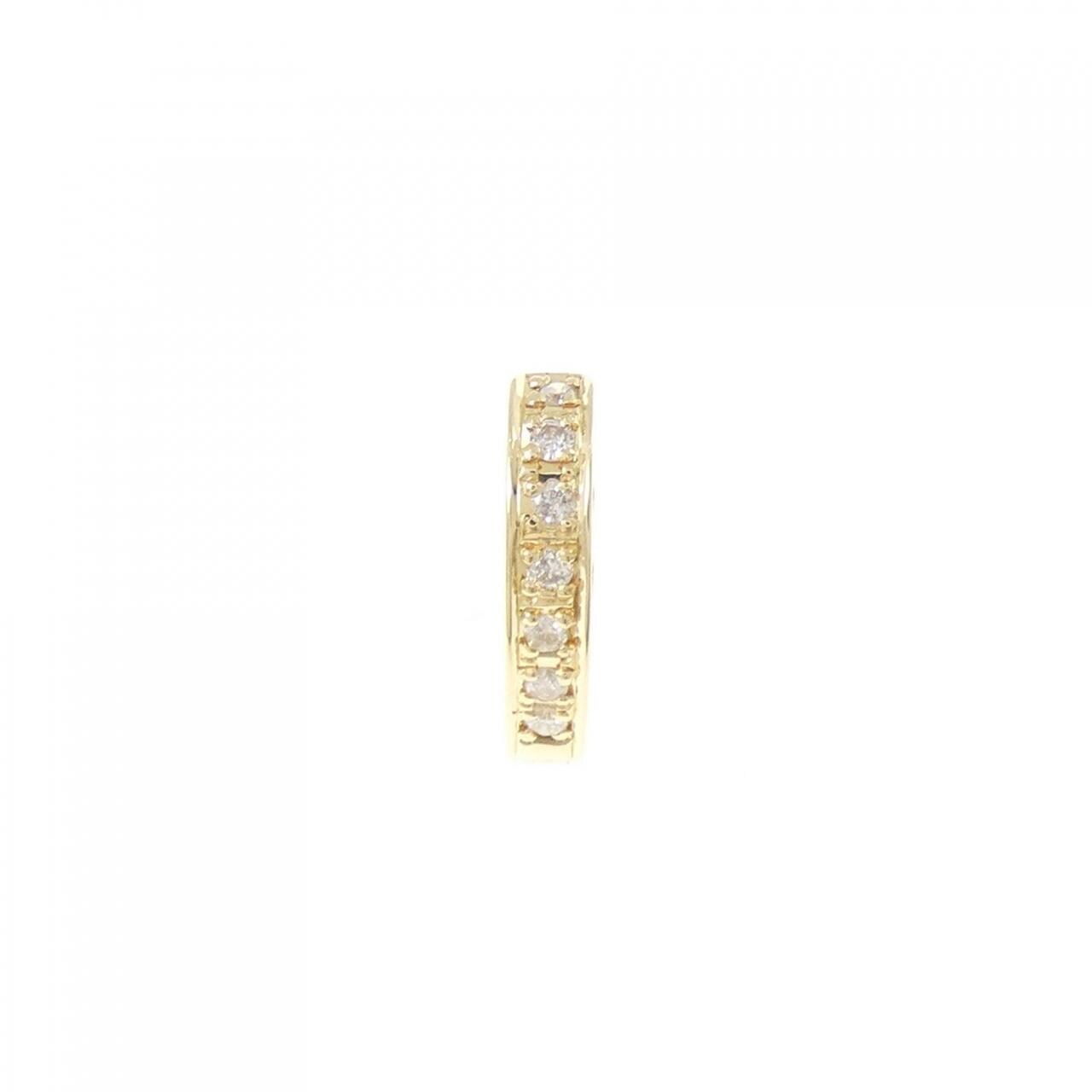 K18YG ダイヤモンド ピアス 0.07CT 片耳