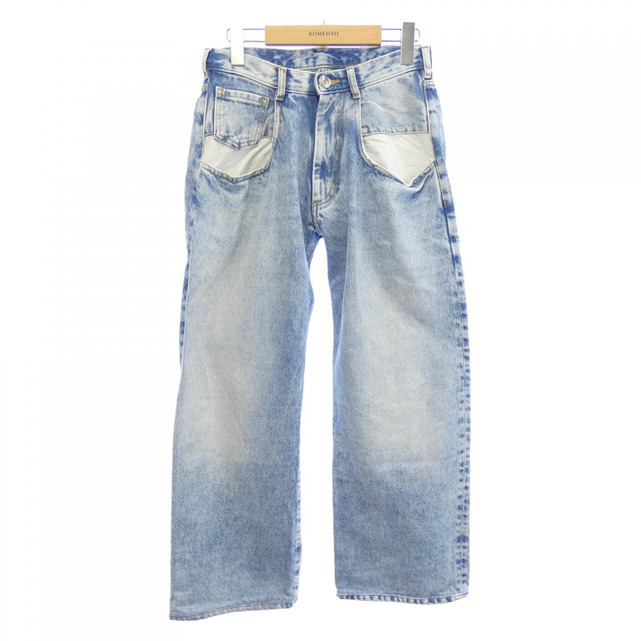 メゾンマルジェラ Maison Margiela ストレートジーンズ コントラストポケット S51LA0052 ジーンズ