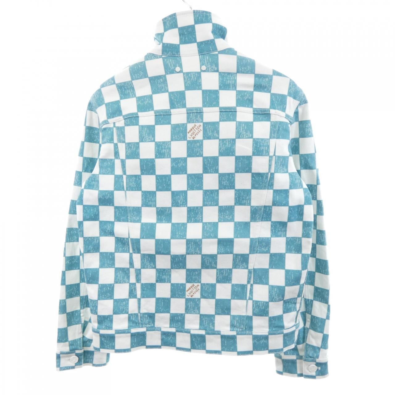 ルイヴィトン LOUIS VUITTON ダミエデニムトラッカージャケット HLA20WIM3 デニムジャケット