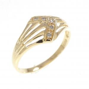 K18YG ダイヤモンド リング 0.03CT