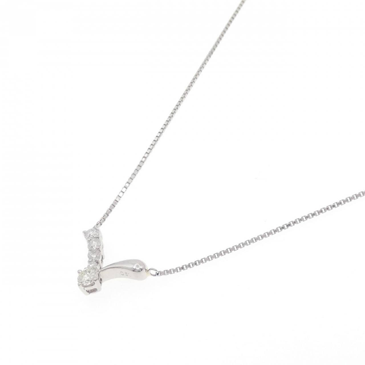 PT900/PT850 ダイヤモンド ネックレス 0.51CT