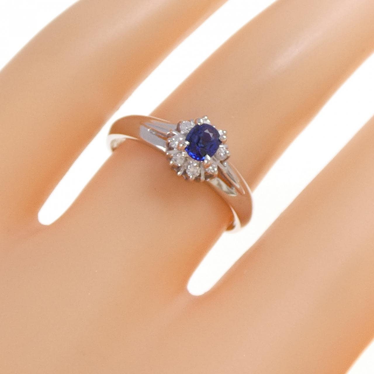 PT900 サファイヤ リング 0.25CT