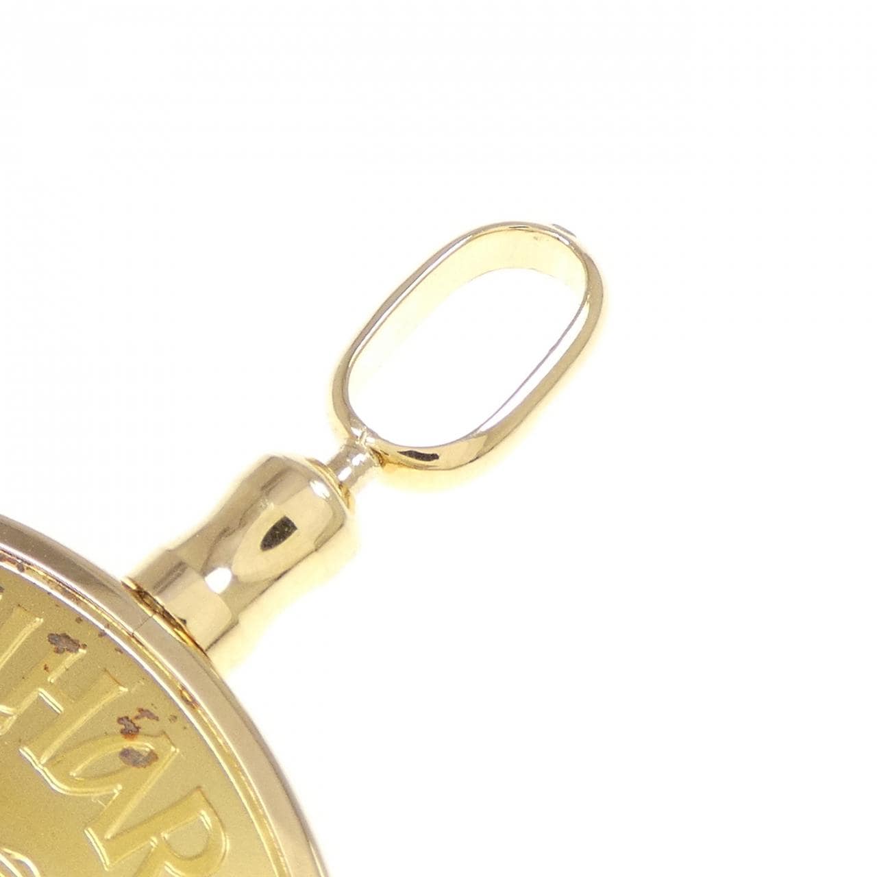 [Remake] K18YG (frame) coin pendant
