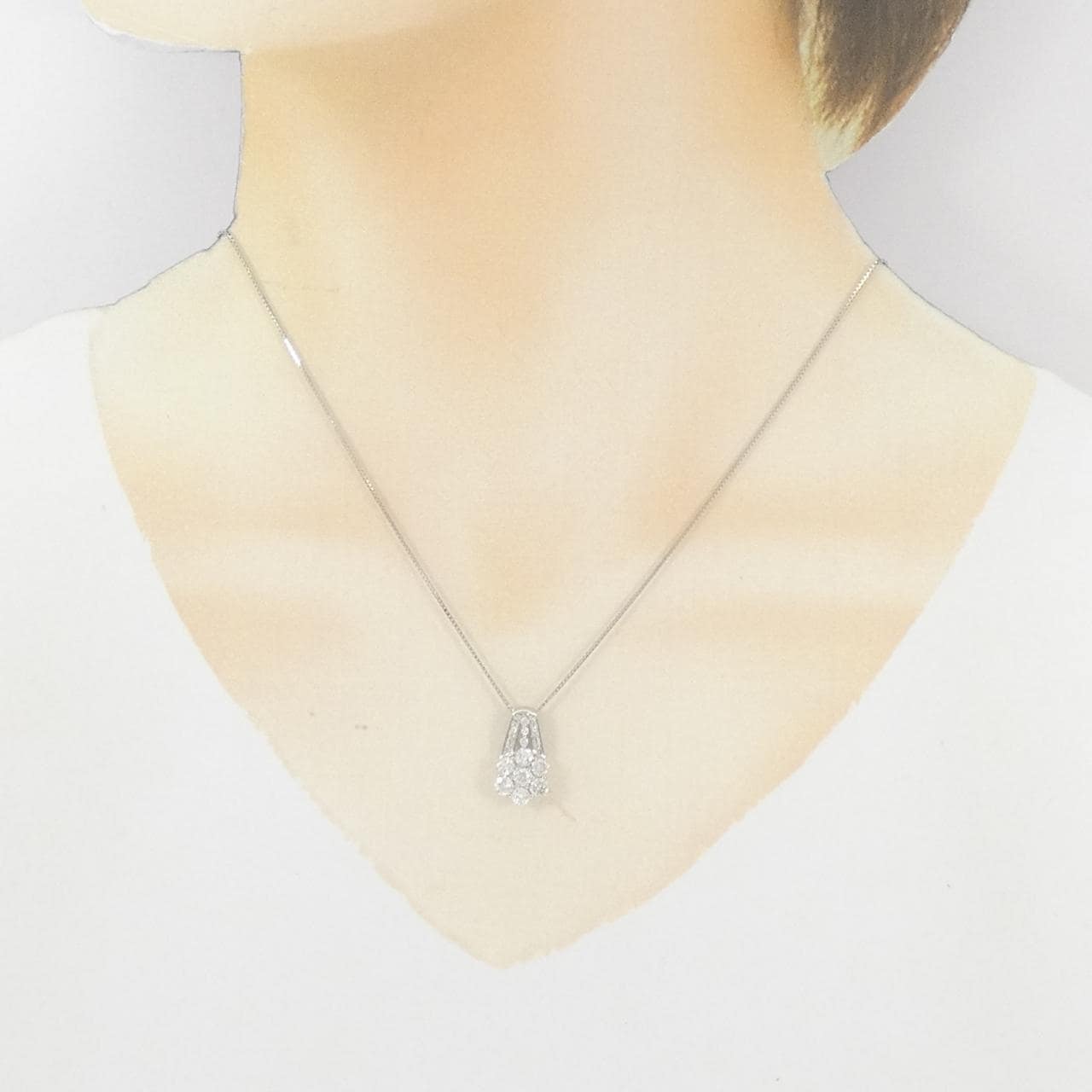 PT900/PT850 Diamond Necklace 1.00CT