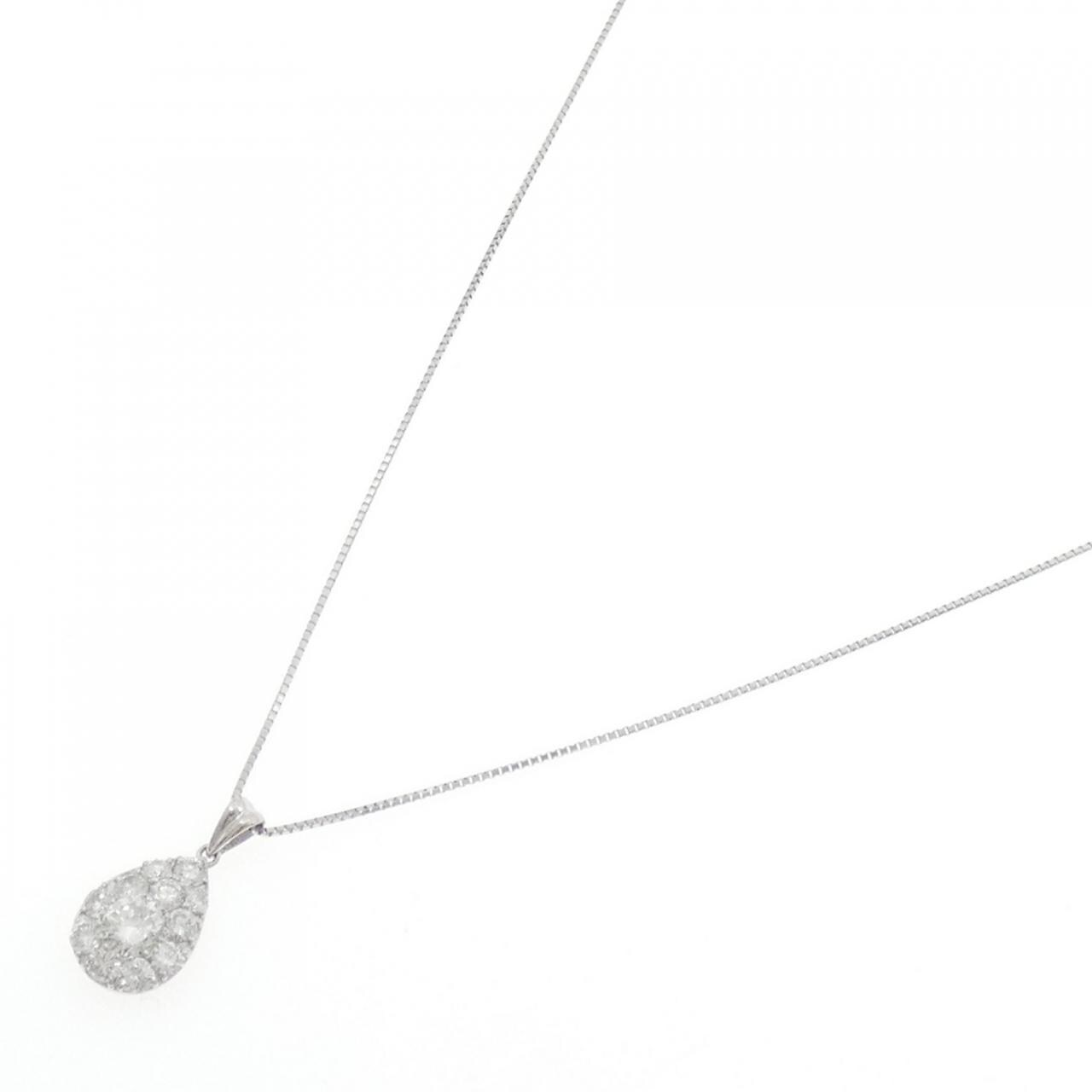 PT900/PT850 ダイヤモンド ネックレス 1.04CT