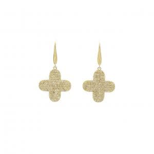 K18YG ダイヤモンド ピアス 1.00CT