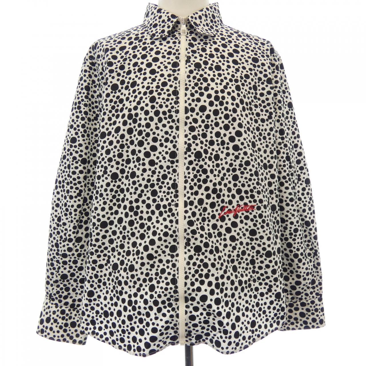 ルイヴィトン LOUIS VUITTON LV×YKインフィニティドットプリンテッドジップドシャツ HOS30WV29 草間彌生 ジャケット