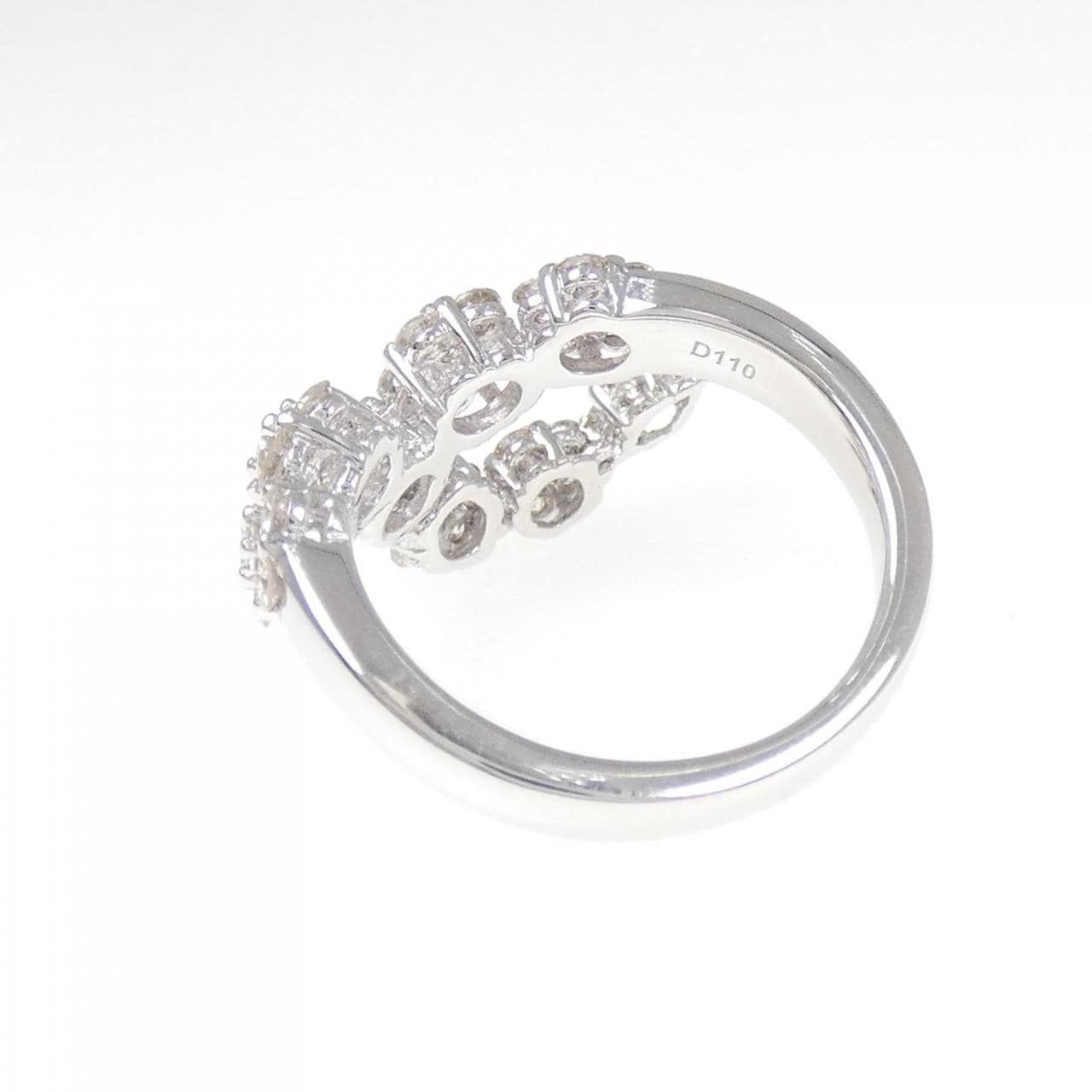 K18WG ダイヤモンド リング 1.10CT