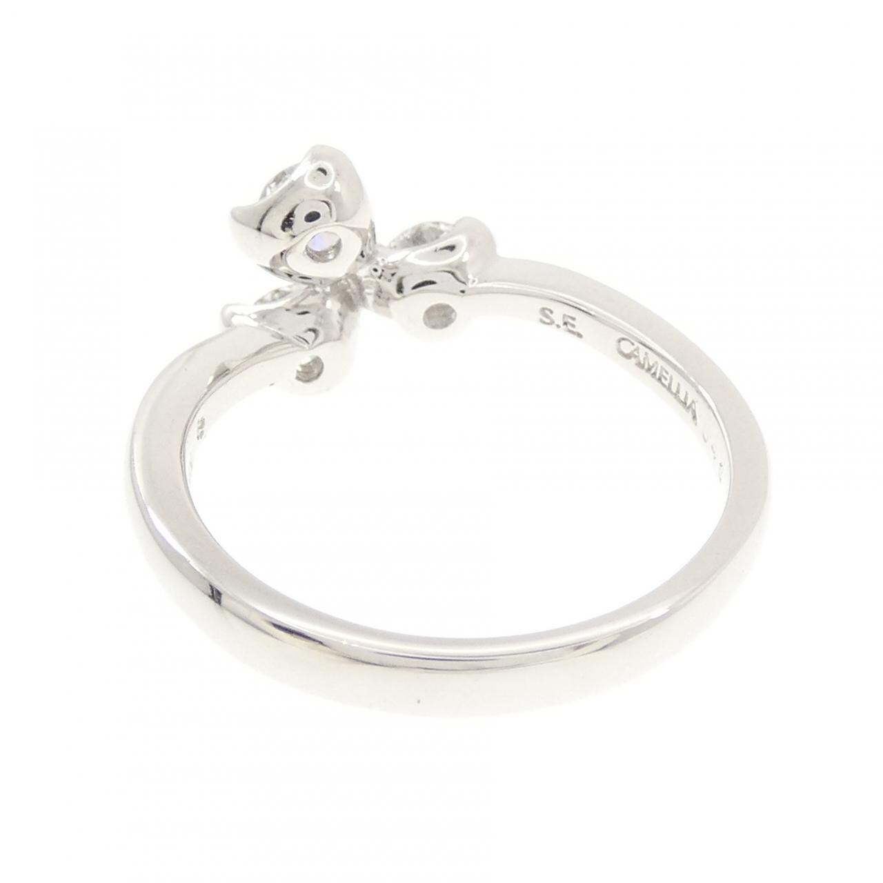 K18WG ダイヤモンド リング 0.48CT