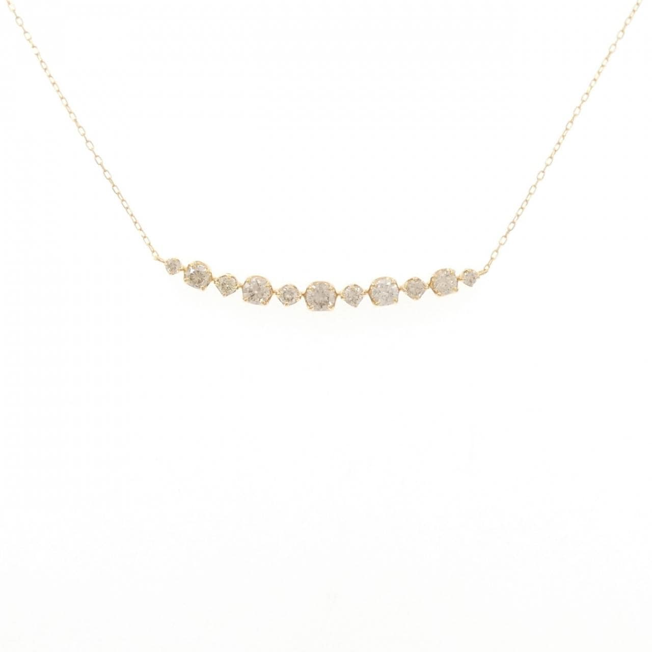 K18YG ダイヤモンド ネックレス 0.50CT