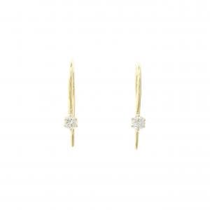 18KYG ダイヤモンド ピアス