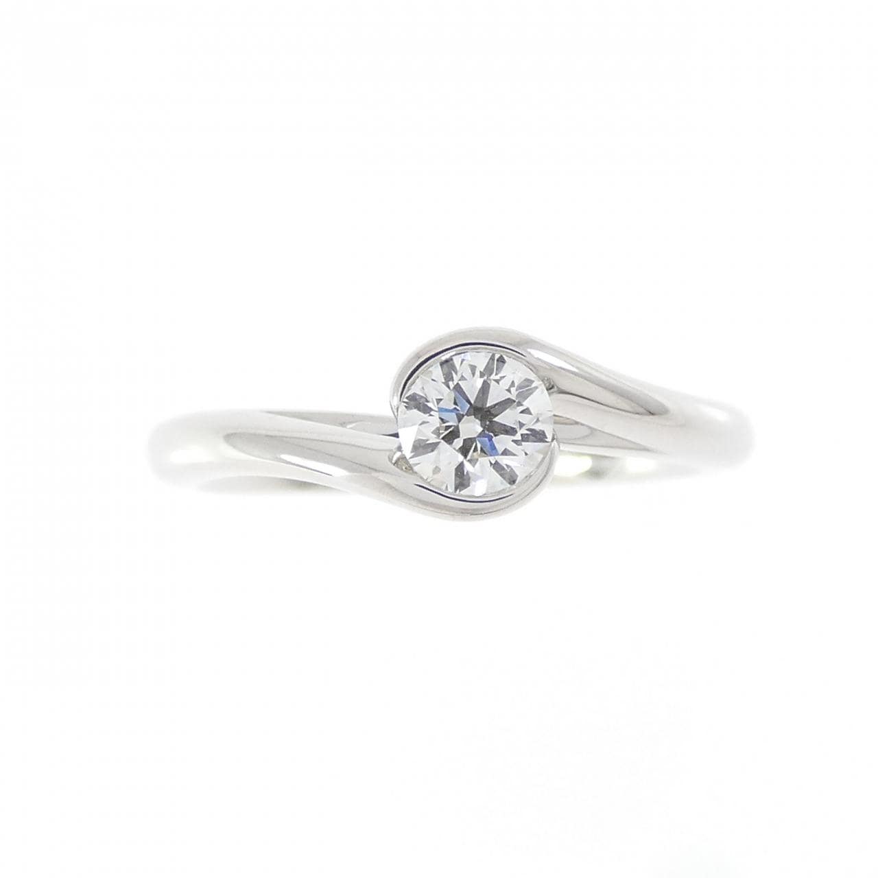 PT950 ダイヤモンド リング 0.278CT I VVS2 3EXT H&C