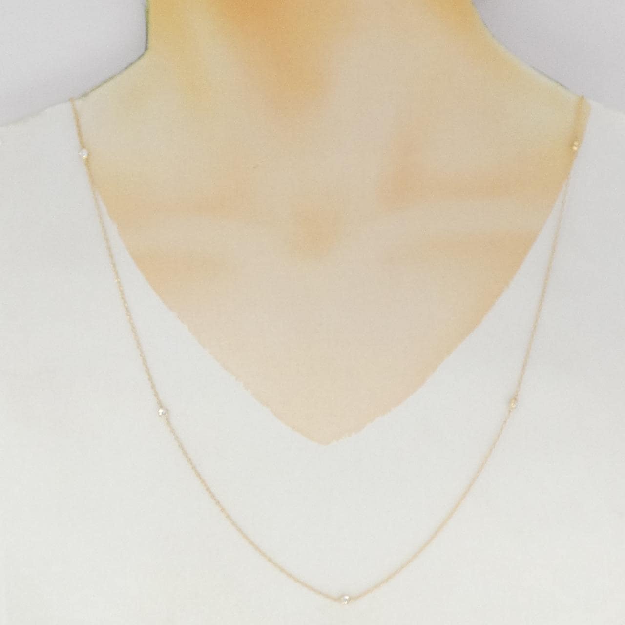 ギンザ タナカ ダイヤモンド ネックレス 0.35CT