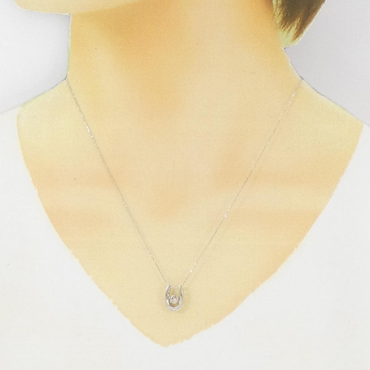 PT900/PT850 ダイヤモンド ネックレス 0.30CT